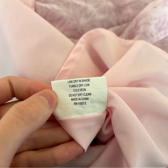 Hello Molly Cute Gaze Ruffle Tiered Mini Dress in Pink Floral Size 4 Small - Picture 13 of 13